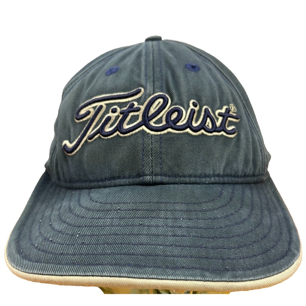 Titleist FootJoy New Era Hat 5950 Size 7- 1/ 2 Gray Script Golf USA Cap Vintage